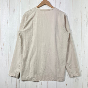【Men's M ベージュ系】 Houdini ( フーディニ ) カバー クルー Cover Crew ポリエステル ウェア トップス インナー シャツ ロングスリーブTシャツ クルーネック 化繊 z00059689  化繊 ロングスリーブTシャツ クルーネック