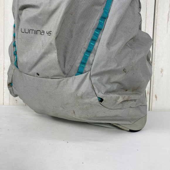 【Women's M グレー系】 Osprey ( オスプレー ) ルミナ 45 Lumina 45 シアンシルバー ウルトラライト エアスピード ナノフライ ナイロン バッグ ストレージ バックパック 容量【30L～54L】 z00061746 シアンシルバー 容量