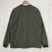 【Men's XL グリーン系】 Set Out（セトアウト） デュラブル ウォーム プルオーバー Durable Warm Pullover ナイロン ウェア トップス インナー シャツ ロングスリーブシャツ 化繊 Teijin Octa ( 帝人オクタ ) z00