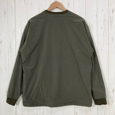 【Men's XL グリーン系】 Set Out（セトアウト） デュラブル ウォーム プルオーバー Durable Warm Pullover ナイロン ウェア トップス インナー シャツ ロングスリーブシャツ 化繊 Teijin Octa ( 帝人オクタ ) z00