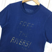 【Men's XS ネイビー系】 Patagonia ( パタゴニア ) Free The Rivers! ジョン・ミューア オーガニックコットン Tシャツ 入手困難 International Men's コットン ショートスリーブTシャツ クルーネック インナー - 【公式】2ndGEAR(セカンドギア)Webショップ【登山用品・アウトドア用品専門 買取販売店】