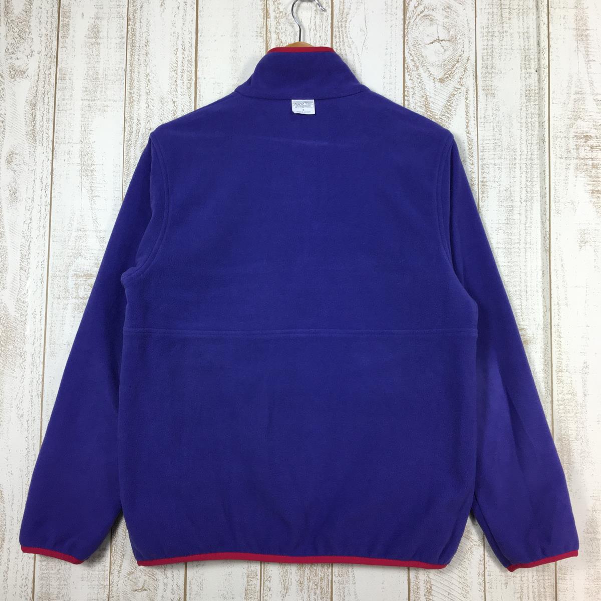 [Women's S Purple] Patagonia Reversible Snap-T Glissade Pullover Windproof Fleece Jacket 25290 International W