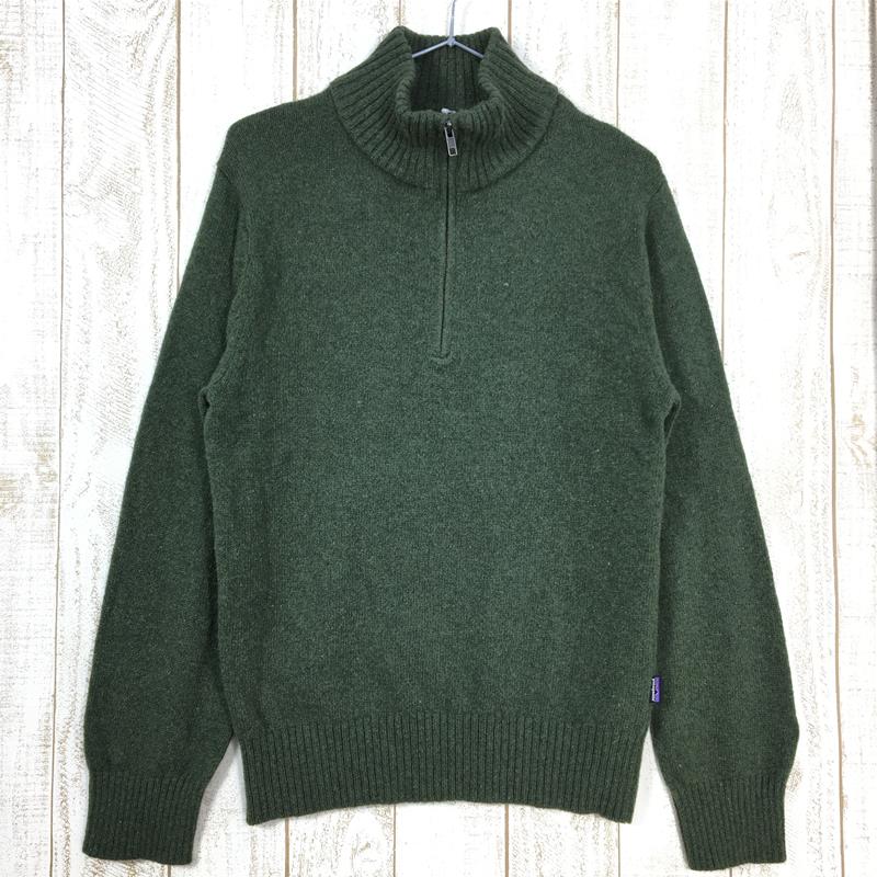 【Men's XS グリーン系】 Patagonia ( パタゴニア ) マーロウウール 1/4ジップ セーター Merlow Wool 1/4-Zip Sweater 生産終了モデル 入手困難 50355 International Men's  ウール ロングスリ