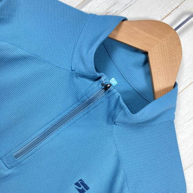 【Women's L ブルー系】 Finetrack ( ファイントラック ) ドラウトクアッド ジップネック ポリエステル ウェア トップス インナー シャツ ロングスリーブシャツ 化繊 z00054134  化繊 ロングスリーブシャツ インナー シャツ トップス