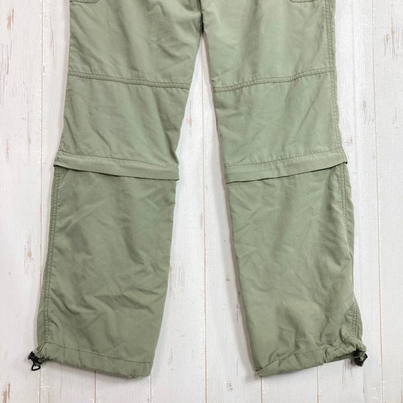 【Women's M グリーン系】 Columbia ( コロンビア ) フィジー アイランド コンバーチブルパンツ ウィメンズ Fiji Island Convertible Pants Women's 2WAY 3/4丈 ナイロンリップストップ ナイロン ウェア ボ