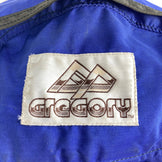 【L ネイビー系】 1986 Gregory ( グレゴリー ) ロック クリーク Rock Creek Electric Blue 生産終了モデル 入手困難 茶タグ 旧タグ ビンテージ ナイロン バッグ ストレージ バックパック 容量【55L～79L】