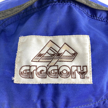 【L ネイビー系】 1986 Gregory ( グレゴリー ) ロック クリーク Rock Creek Electric Blue 生産終了モデル 入手困難 茶タグ 旧タグ ビンテージ ナイロン バッグ ストレージ バックパック 容量【55L～79L】