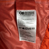 Men's Small Orange Outdoor Research Helium Rain Jacket, Nylon Outerwear, Rain Shell, Jacket, z00054470