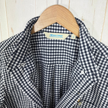 【Men's L ブラック系】 Karrimor ( カリマー ) ベニ シャツ ロングスリーブ beni shirts L/S 4WAYストレッチ｜速乾 ポリエステル ウェア トップス インナー シャツ ロングスリーブシャツ 化繊 z00060667  化繊 ロン