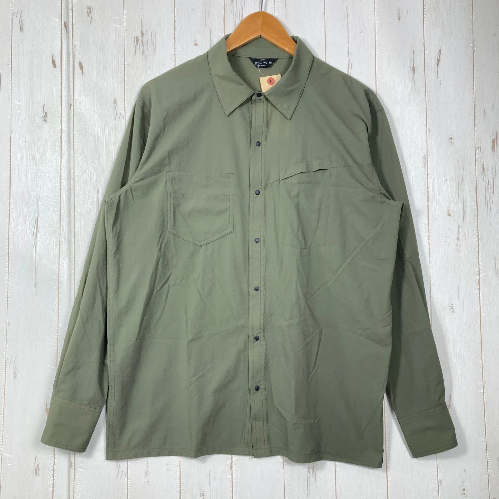 【Men's M グリーン系】 Static ( スタティック ) マーセド リバー ロングスリーブ シャツ Merced  L/S Shirts Oregano ナイロン ウェア トップス インナー Men's M グリーン系】 Static ( スタティック ) マーセド リバー