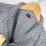 【Men's M ネイビー系】 Montbell ( モンベル ) ロングスリーブ チェックシャツ ポリエステル ウェア トップス インナー シャツ ロングスリーブシャツ 化繊 z00055016  化繊 ロングスリーブシャツ インナー シャツ トップス ウェア