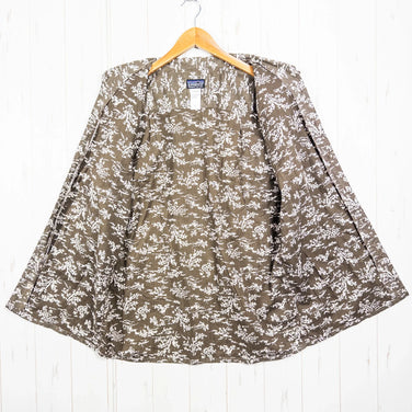 Men's Medium Brown 2008 Patagonia Bollocks Shirt (Discontinued Model, Hard to Find) Organic Cotton Short Sleeve Shirt (Z0005330)