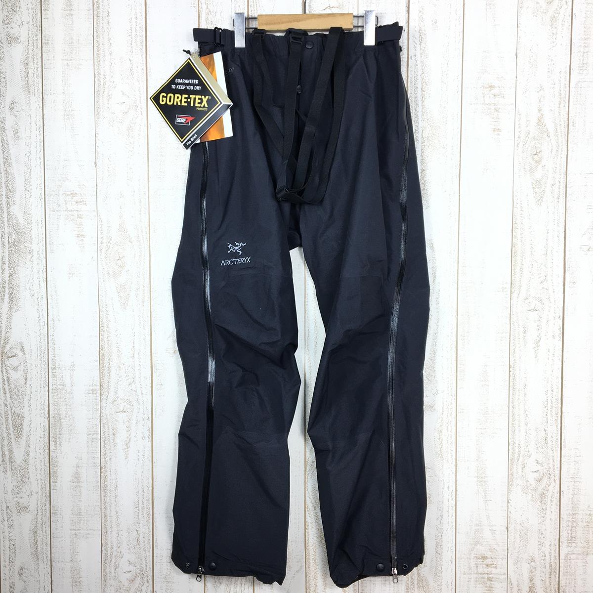 【男式 L 黑色】Arcteryx Alpha Lt 裤子 Gore-Tex Pro Shell 硬壳加拿大制造滞销货很难获得 5203 国际男式 BL Blac