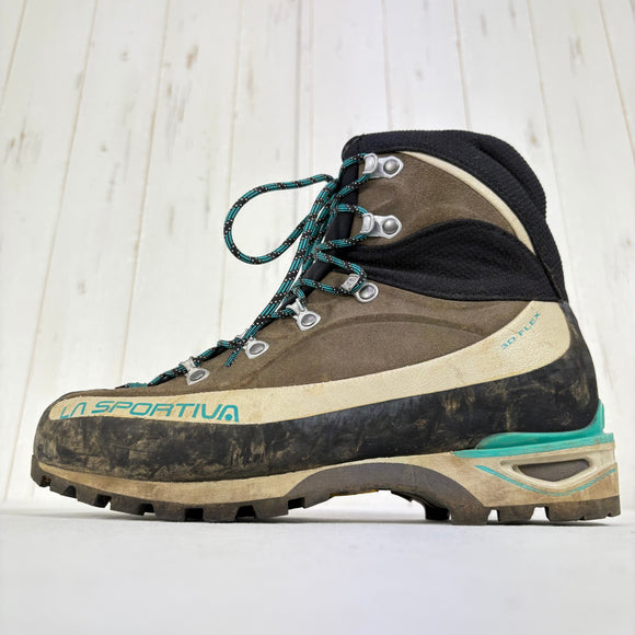 【Women's 24.9cm ブラウン系】 La Sportiva ( ラ・スポルティバ ) トランゴ アルプ エボ ゴアテックス ウーマン TRANGO ALP EVO GTX WOMAN レザーアッパー GORE-TEX セミワンタッチアイゼン対応 フットウェア トレッキン