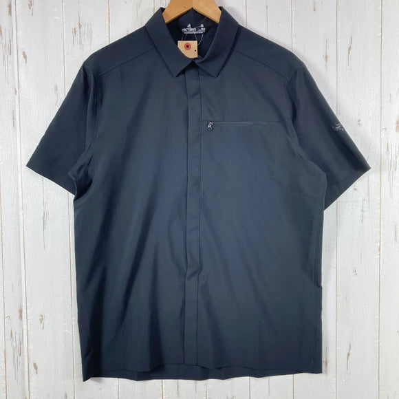 【Men's M ブラック系】 Arcteryx ( アークテリクス ) スカイライン シャツ ショートスリーブ シャツ Skyline SS Shirt ポリエステル ウェア トップス インナー シャツ ショートスリーブシャツ 化繊 z00059594  化繊 シ