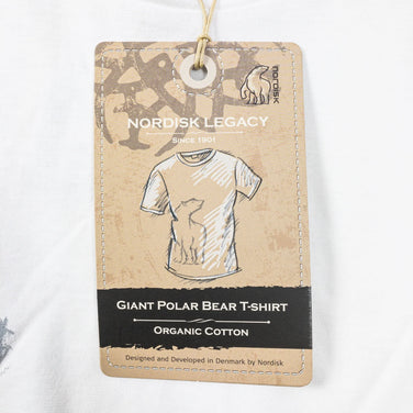 【L ホワイト系】 Nordisk ( ノルディスク ) ジャイアント ポーラーベアー Tシャツ Giant Polar Bear T-Shirt オーガニックコットン 100034 非売品 入手困難 コットン ショートスリーブTシャツ クルーネック - 【公式】2ndGEAR（セカンドギア）Webショップ【登山用品・アウトドア用品専門 買取販売店】