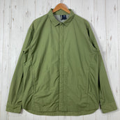 【Men's XL グリーン系】 Millet ( ミレー ) ブリーズバリヤー シャツジャケット Breathebarrier Shirt Jacket ナイロン ウェア トップス インナー シャツ ロングスリーブシャツ 化繊 z00056475  化繊 ロングスリ
