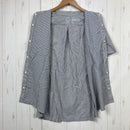 【Men's M グレー系】 Yamatomichi ( 山と道 ) メリノ ショートスリーブ シャツ Merino Short Sleeve Shirt ストライプ メリノウール100% 日本製 メリノウール ウェア トップス インナー シャツ ショートスリーブ-3