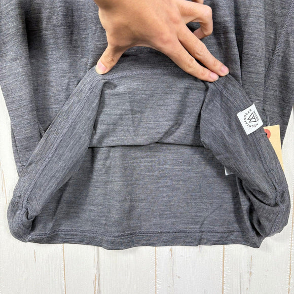 【Unisex M グレー系】 Ridge Mountain Gear ( リッジマウンテンギア ) メリノ ベーシック ロングスリーブ T シャツ Merino Basic Tee Long Sleeve メリノウール ウェア トップス インナー シャツ ロングス