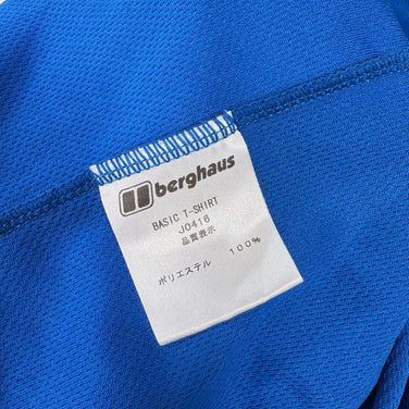 【Men's S ブルー系】 Berghaus ( バーグハウス ) ベーシック ティーシャツ Basic T-Shirt ポリエステル ウェア トップス インナー シャツ ショートスリーブTシャツ クルーネック 化繊 z00057920  化繊 ショートスリーブ