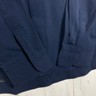 【Unisex M ネイビー系】 Shinogi By Axesquin ( 凌 By アクシーズクイン ) ヒトリシズカ ナイロン ウェア トップス インナー シャツ ロングスリーブシャツ 化繊 z00053969  化繊 ロングスリーブシャツ インナー シャツ ト