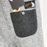 Men's Size Small Gray Rokx The Goose Pant RXMF191067 ASH z00056162 ASH Fleece Long Pants