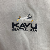 【Men's M ベージュ系】 Kavu ( カブー ) 別注 ビッグシルエット ロゴバックプリント Tシャツ Exclusive Oversized Logo Back-Print T-Shirt グレイッシュ ベージュ 2026SS FREAK'S STORE