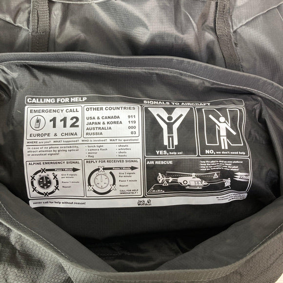 【OneSize ブラック系】 Jackwolfskin ( ジャックウルフスキン ) 3D エアロライズ 30 3D Aerorise 30 ナイロン バッグ ストレージ バックパック 容量【30L～54L】 z00054622  容量【30L～54L】 バックパ