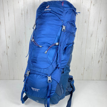【Women's OneSize ネイビー系】 Deuter ( ドイター ) エアコンタクト 50+10 SL Air Contact 50+10 SL スティール / ミッドナイト ナイロン バッグ ストレージ バックパック 容量【30L～54L】 z00053516 スティー - 0