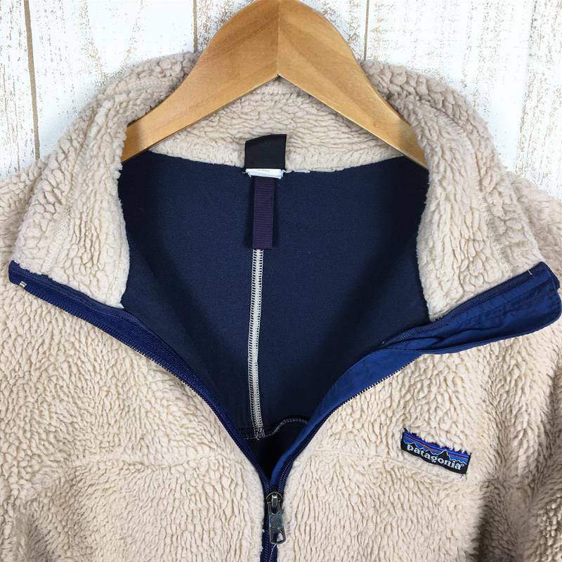 【Men's M アイボリー系】 Patagonia ( パタゴニア ) レトロ エックス ジャケット Retro-X Jacket セカンドモデル ナチュラル×ストームブルー アメリカ製 生産終了モデル 入手困難 23053 International Men's