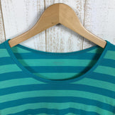 【Women's S グリーン系】 Icebreaker ( アイスブレーカー ) スピア ロングスリーブ フェミニン クルー ストライプ Speare Ls Fem Crewe Stripe メリノウール Tシャツ ITW11572 Asian Women's ウー - 【公式】2ndGEAR（セカンドギア）Webショップ【登山用品・アウトドア用品専門 買取販売店】