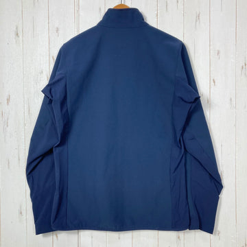 【Men's S ネイビー系】 2015 Patagonia ( パタゴニア ) アズ ハイブリッド ジャケット Adze Hybrid Jacket NVYB ソフトシェル ポリエステル ウェア トップス アウター ジャケット フリース ポーラテック・ウィンドブロ - 0