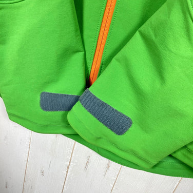 Norrona Svalbard Flex 1 夹克，男款中号，绿色。尼龙软壳外套。产品编号：z00052973。