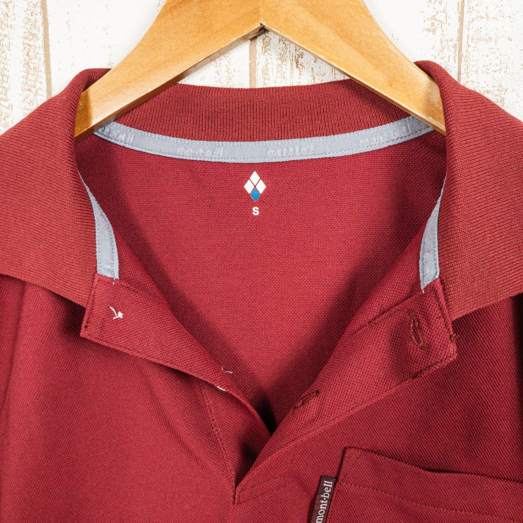 【Men's S レッド系】 Montbell ( モンベル ) ウイックロン ロングスリーブ ポロシャツ WIC. Long Sleeve Polo Shirt ポリエステル ウェア トップス インナー シャツ ロングスリーブシャツ 化繊 z00051166 - 【公式】2ndGEAR（セカンドギア）Webショップ【登山用品・アウトドア用品専門 買取販売店】