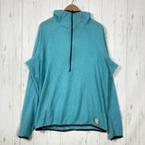 【Unisex XXL ブルー系】 Senchi Designs ( センチデザインズ ) アルファ 90 フーディ ウィズ ハーフジップ ALPHA 90 HOODIE W/ HALF ZIP ポリエステル ウェア トップス アウター ジャケット フリース ポーラテッ