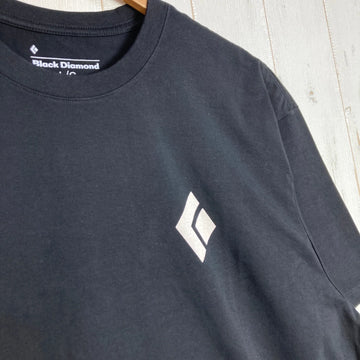 【Men's L ブラック系】 Black Diamond ( ブラックダイヤモンド ) ショートスリーブ イクイップメント フォー アルピニスト ティー SS Equipment For Alpinist Tee オーガニックコットン ウェア トップス インナー - 0