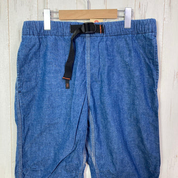 【Men's L ブルー系】 Wildthings ( ワイルドシングス ) デニム クライミング 3/4 レングス クロップドパンツ 生産終了モデル 入手困難 KATO`（カトー）コラボ コットン ウェア ボトムス ロングパンツ コットン z00057277 - 0