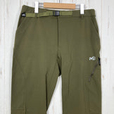 【Men's L グリーン系】 Millet ( ミレー ) モンテローザ パンツ Monterosa Pants ナイロン ウェア ボトムス ロングパンツ ソフトシェル z00058969  ソフトシェル ロングパンツ ボトムス ウェア