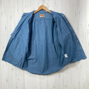 【Men's L ブルー系】 Camco（カムコ） シャンブレー シャツ Chambray Shirt コットン ウェア トップス インナー シャツ ロングスリーブシャツ 化繊 z00058766  化繊 ロングスリーブシャツ インナー シャツ トップス ウェア