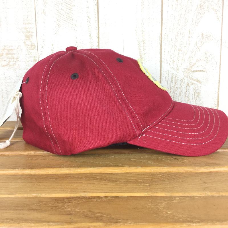 [One Size Red] Mountain Khaki Freyed Patch Stretch Twill Hat Not available in Japan Cap Headwear Clothing Accessories Clothing