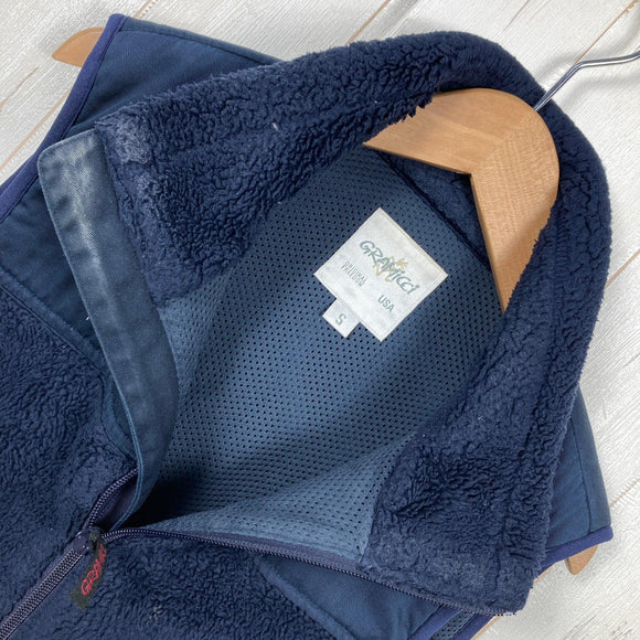 【Men's S ネイビー系】 Gramicci ( グラミチ ) ボアフリース ベスト Double Navy ポリエステル ウェア トップス ベスト フリース z00054017 Double Navy フリース ベスト トップス ウェア