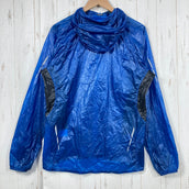 【Men's M ブルー系】 Montbell ( モンベル ) EXライト ウインド パーカ EX Light Wind Parka 7デニール ナイロン リップストップ ポケッタブル ナイロン ウェア トップス アウター ジャケット ウィンドシェル z0006