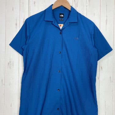 【Women's M ネイビー系】 The North Face ( ザ・ノースフェイス ) ショート スリーブ アロハ ベント シャツ ワンピース S/S Aloha Vent Shirt Onepiece ポリエステル ウェア ドレス ワンピース z00060568