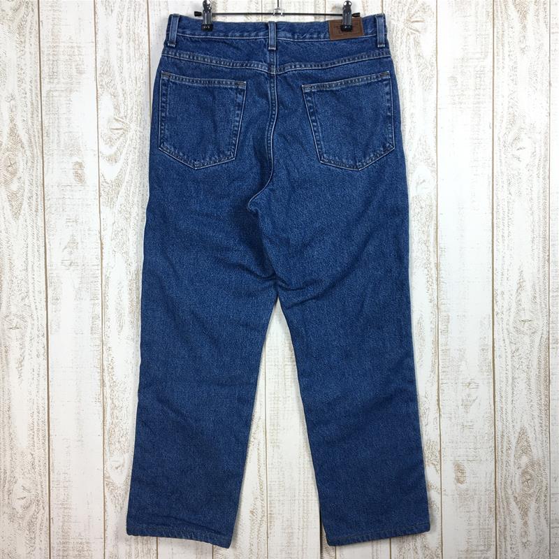 【男款31-30蓝色】Llbean Double L Jeans 经典版型法兰绒内衬牛仔长裤 100220 男士棉质