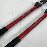 【140cm Red】 Black Diamond Trail Flick Lock Aluminum Pole Stock Trekking Pole z00057226 Trekking Pole, Pole, Stock