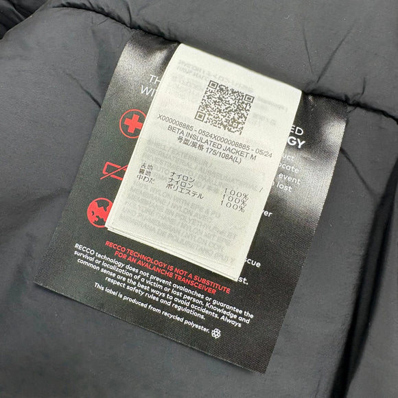 【Men's L ブラック系】 Arcteryx ( アークテリクス ) ベータ インサレーテッド ジャケット Beta Insulated Jacket 化繊ダウン ウェア トップス アウター ジャケット 化繊インサレーション z00057932  化繊インサレー