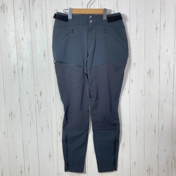 【Women's M ブラック系】 Norrona ( ノローナ ) フォルケティン ラギッド スリムパンツ Falketind Rugged Slim Pants ナイロン ウェア ボトムス ロングパンツ ソフトシェル z00056624  ソフトシェル ロングパンツ