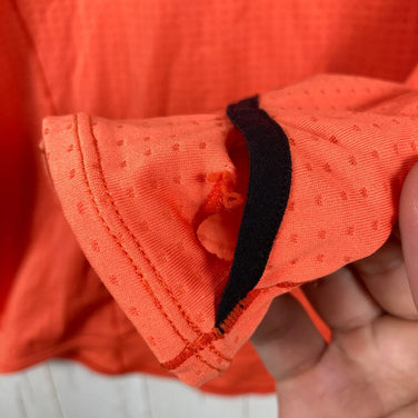 【Men's L オレンジ系】 The North Face ( ザ・ノースフェイス ) エクスペディション ドライ ドット ジップ ハイ Expedition Dry Dot Zip High ポリエステル ウェア トップス インナー シャツ ロングスリーブシャツ