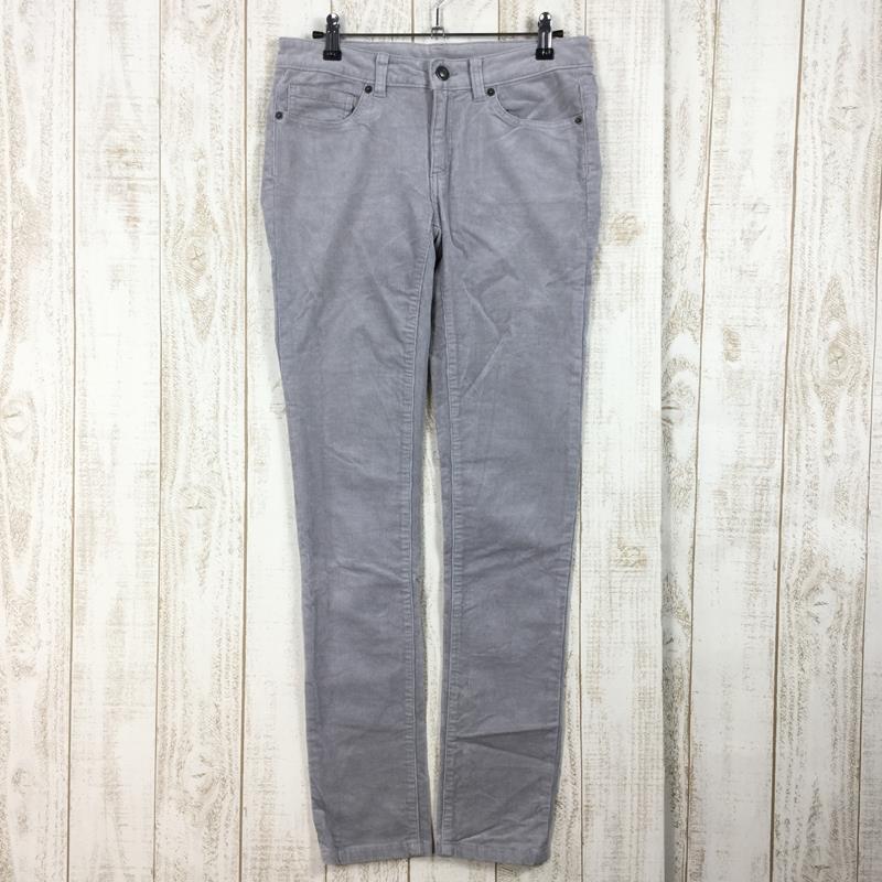 【Women's 26 グレー系】 Patagonia ( パタゴニア ) フィッテド コーデュロイ パンツ Fitted Corduroy Pants 55055 International Women's  コットン ロングパンツ ボトムス ウェア