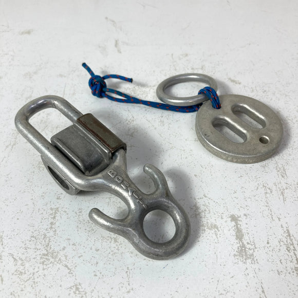 【OneSize シルバー系】 Salewa ( サレワ ) ・ボナッティ 制動環・ディッセンダー 計2点セット バルク ロッククライミングギア z00060070  ロッククライミングギア